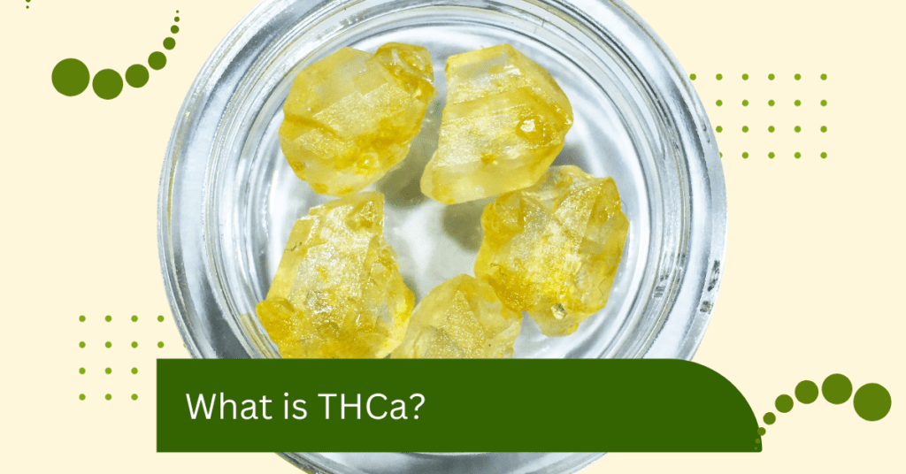 Image of THCa extract diamonds.